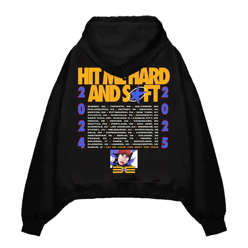 HIT ME HARD AND SOFT WORLD TOUR Pullover Hoodie Billie Eilish Merch