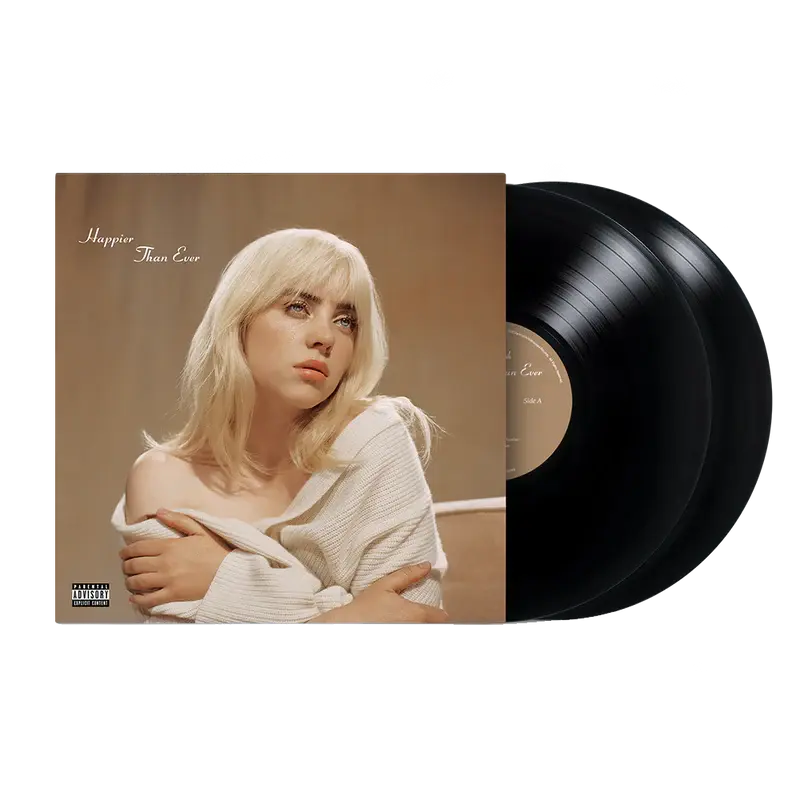 'Happier Than Ever' Vinyl Billie Eilish Merch