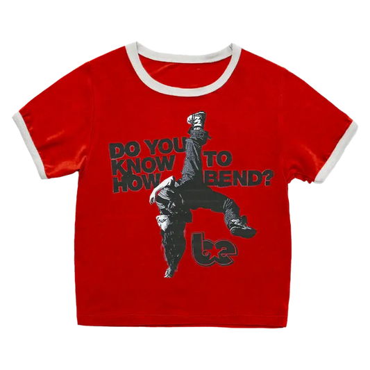 DO YOU KNOW HOW TO BEND? Ringer Tee Billie Eilish Merch