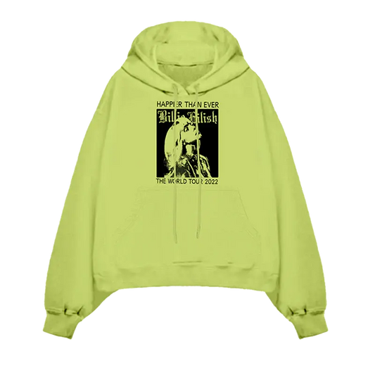 Homecoming Stamped Lime Hoodie Billie Eilish Merch