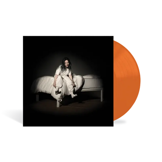 'WHEN WE ALL FALL ASLEEP WHERE DO WE GO?' Orange Vinyl Billie Eilish Merch